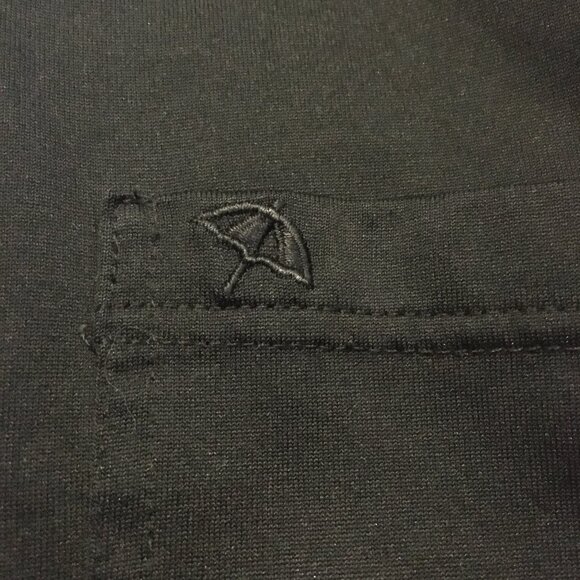 Arnold Palmer Black Stain Resistant Polo Shirt - Picture 7 of 14